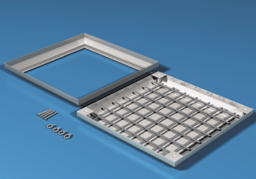 Trape de vizitare inox